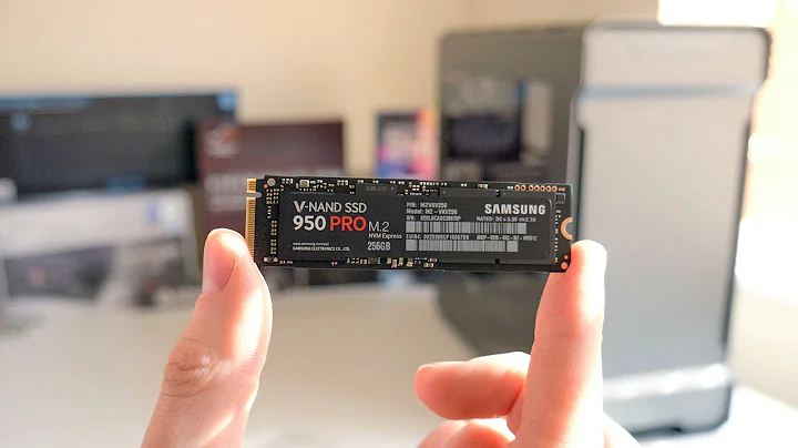 NVMe SSD Samsung 950 PRO M.2 256GB Unboxing