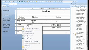 Crystal Reports Tutorial | Drilling Down and Grouping Data | ReportingGuru