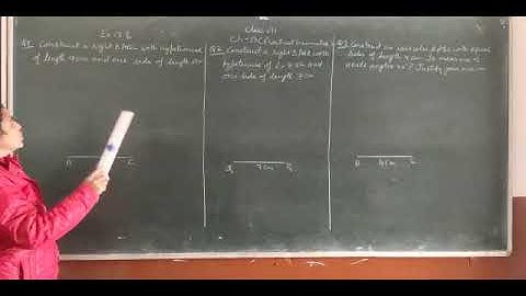 class 7th maths ch.13(Practical geometry)ex.13E question 1 to 3