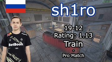 sh1ro Demo (19-12) Spirit vs Fnatic (Train) POV | BLAST Bounty 2025 Season 1