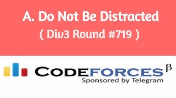 A. Do Not Be Distracted | Codeforces Solution (Bangla ) | Div3 Codeforces Round #719