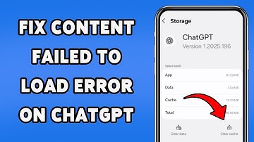 How To Fix Content Failed To Load Error On ChatGPT | ChatGPT Error Troubleshooting Guide 2025