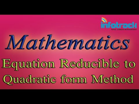 Maths: Equation Reducible
