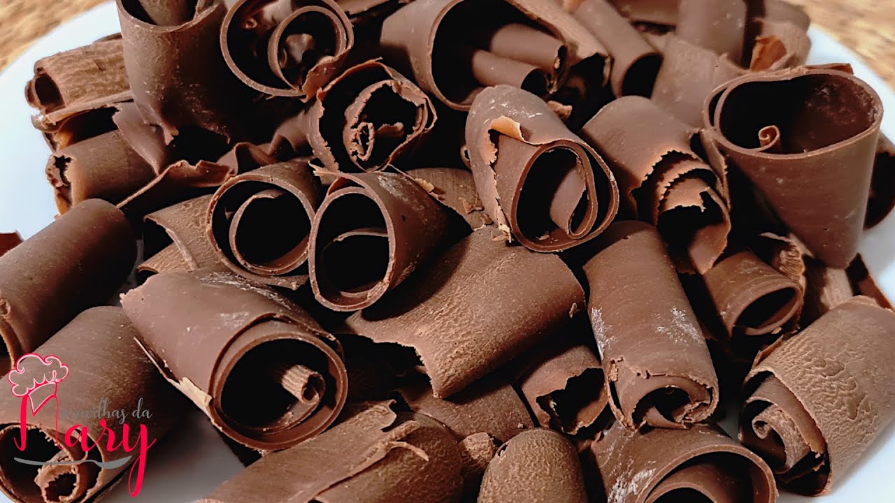 COMO FAZER RASPAS DE CHOCOLATES ENROLADAS. Venha aprender com a Mary! Ep. 257