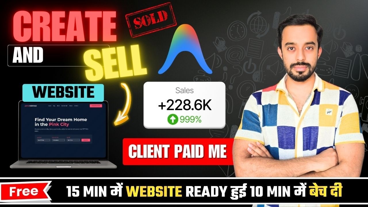 How to Build and Sell Websites using Ai | How to Create a Website using ...