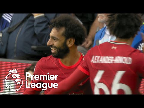 Mohamed Salah nets 100th Premier League goal, gets Liverpool ahead | Premier League | NBC Sports