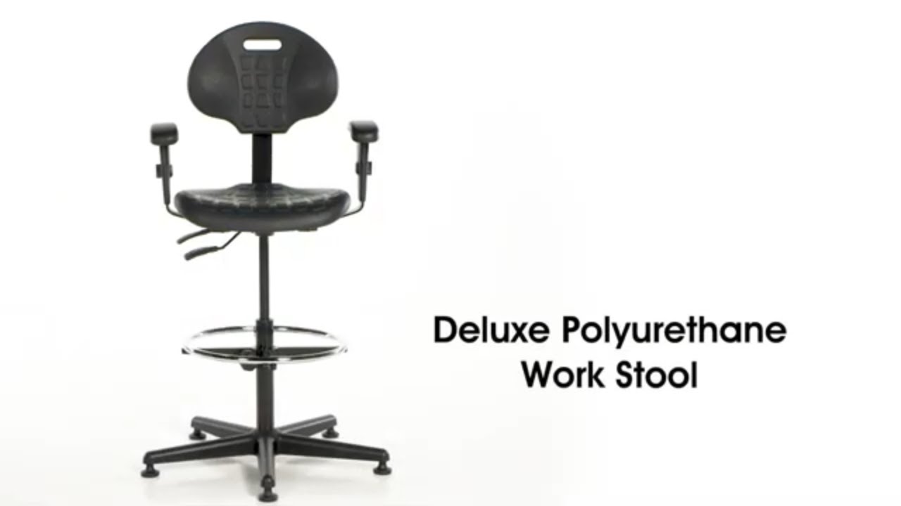 Uline Work Stool - Polyurethane