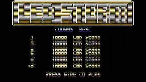 LED Storm opening - Commodore 64