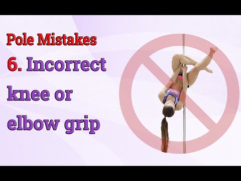 ❌ Pole Mistakes - 6 - incorrect knee or elbow grip