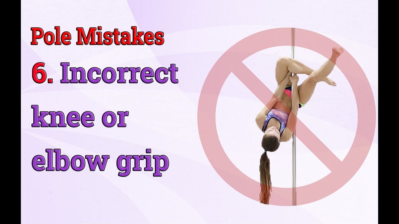 ❌ Pole Mistakes - 6 - incorrect knee or elbow grip