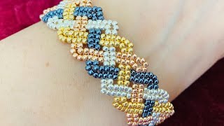 Seed beads bracelet