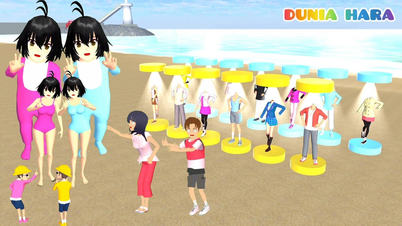 Baby Raksasa Celine Hara Minum Ramuan Masa Depan ? Yuta Kaget 😱 | Update Baju Baru Sakura School