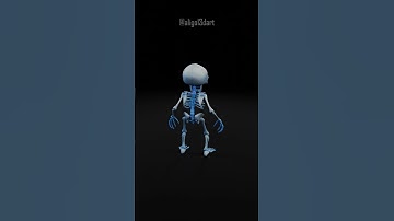💀 Bone Construct: Game-Ready Skeleton Character! #3dmodel