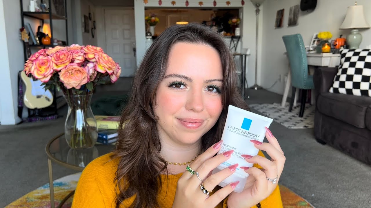 ASMR My Fall Morning Routine 🍂 | Skincare, Makeup, Wellness ☺️ | Tapping, Scratching, Whispering 🧡