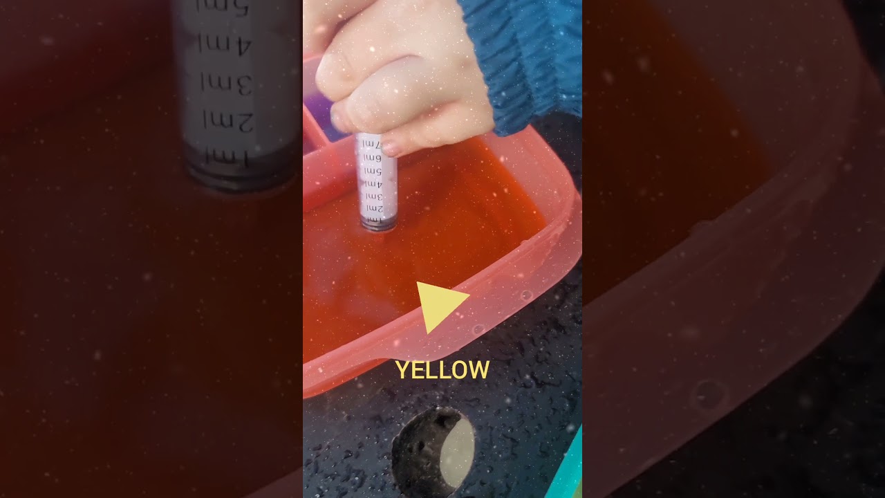 Snow Painting! Rainbows in Snow Art and Science Activity.