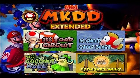 Mario Kart Double Dash M64 2.0 Extended - Mushroom Cup (New Tracks) part 1