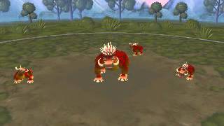 Epic hoggy dance party! (spore)