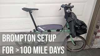 How I Set Up my Brompton to Cycle 200 Miles SelfSupported! [Ride from Seattle to Vancouver Part 1]