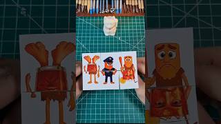 PaperArt 🧡 #toys #usashorts #papercraft #diy #puzzle #painting