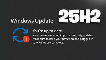 Version 25H2 Not Installing Error Code 0x80070476 We Couldn