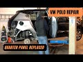 REBUILDING A CRASH DAMAGED WRECKED 2017 VW POLO PART 2