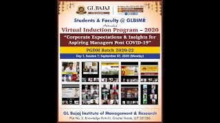 Famous Virtual Induction Program - 2020 (Day-1: Session 1 & 2) on September 7, 2020 Wealth