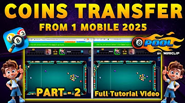 How To Transfer Coins in 8 Ball Pool 😍 100% Safe Trick 🤗 || 8 Ball Pool Coins Transfer || - ANKIT XD