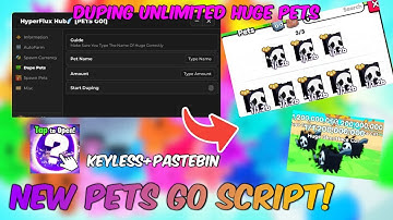 [COSMIC✨]: PETS GO || DUPE PETS SCRIPT☄️ || 🟢Works Any Executor🟢 || PASTEBIN+NOKEY