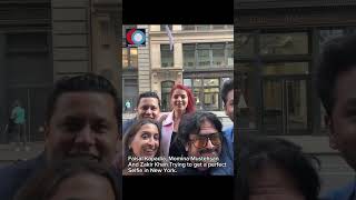 #zakirkhan #mominamustehsan and #faisalkapadia trying to take a perfect selfie in #newyork