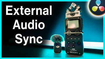 DaVinci Resolve Multicam with External Audio Recorder Files