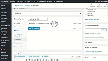 Añadir Productos Variables en Woocommerce