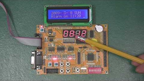 电子时钟制作  Alarm Clock Project: Implementation with illustration and video demo