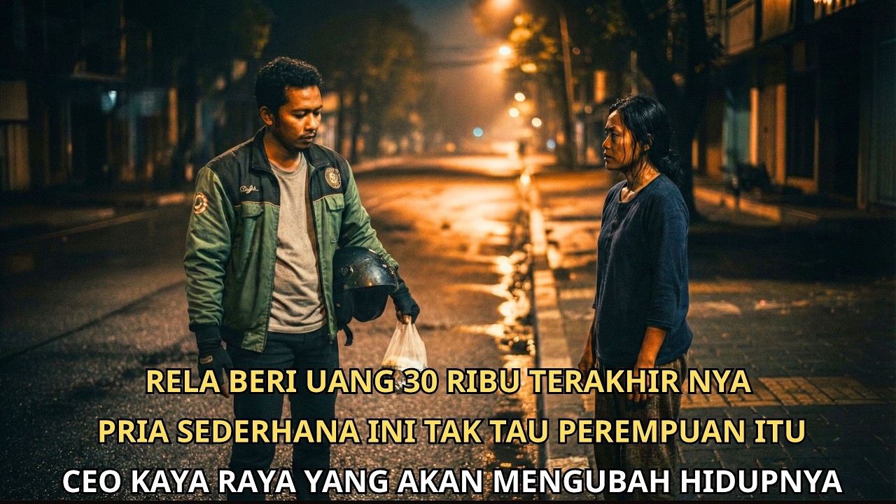 Rela Beri uang 30 Ribu Terakhir, Pria Sederhana Tak Tau, Perempuan didepannya Adalah CEO Kaya Raya..