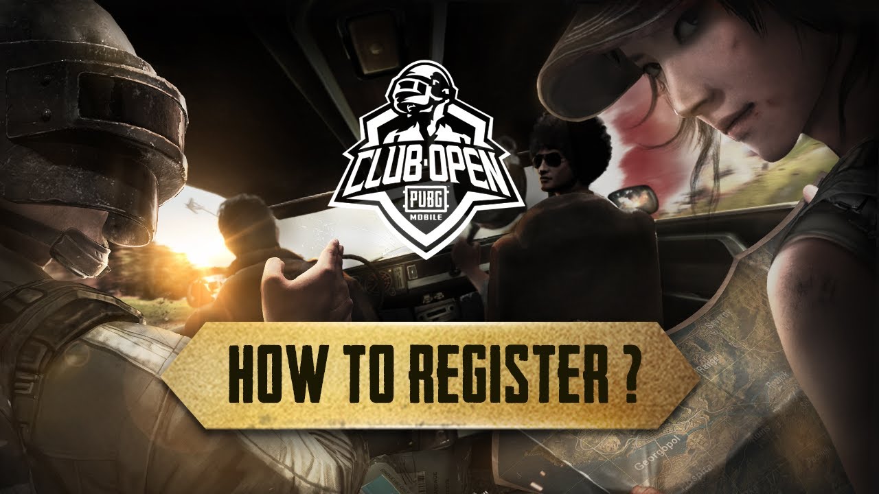 How to Register for PUBG MOBILE Club Open? - YouTube