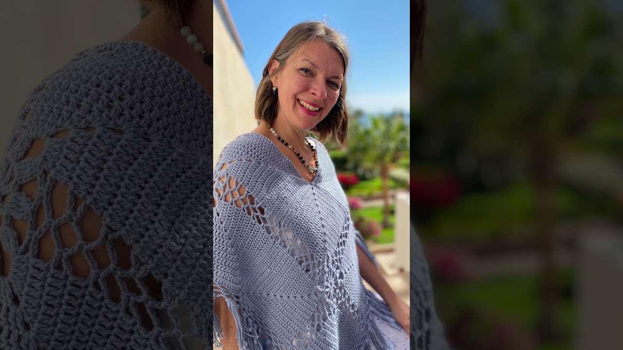 This crochet poncho is what you need this summer 👆 