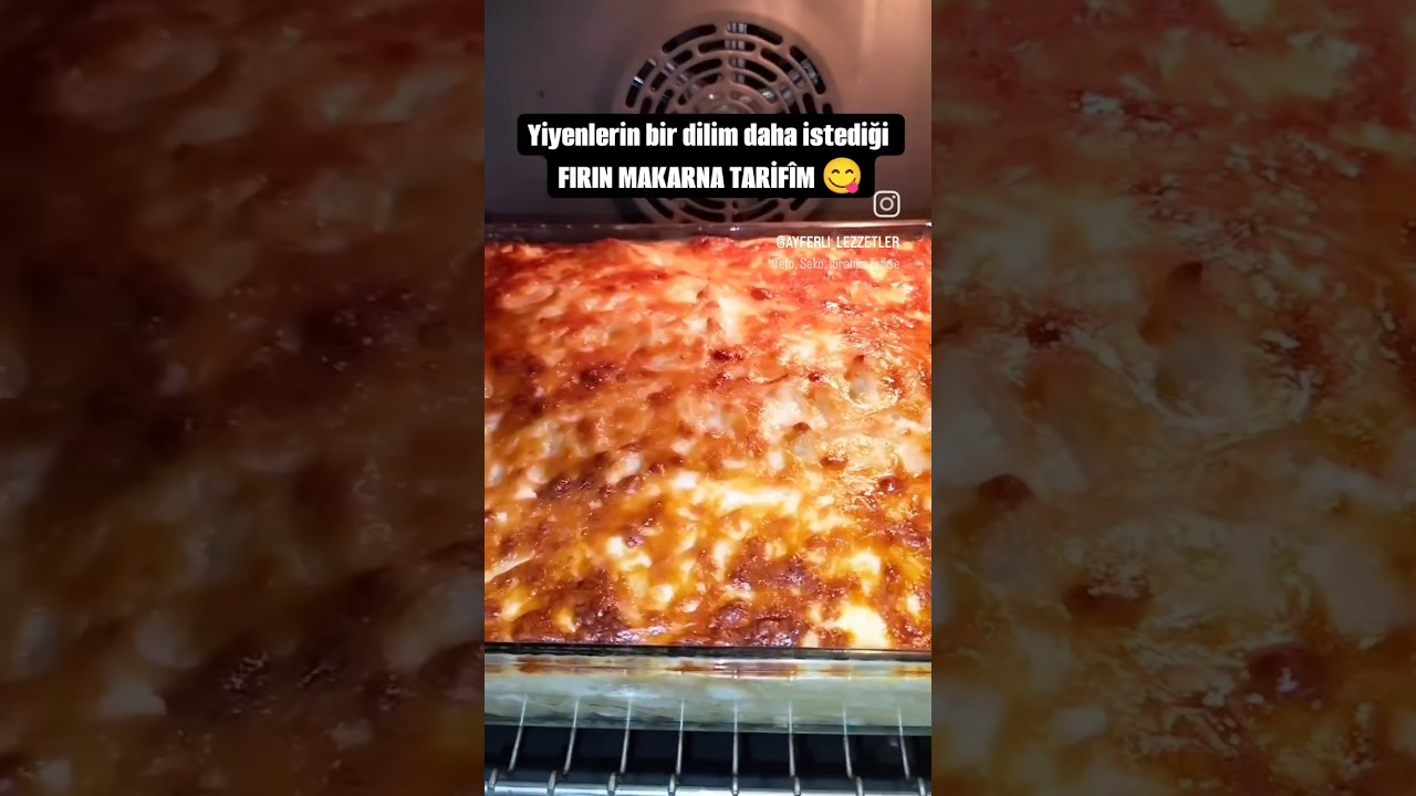Fırın makarna tarifi ????♨️ #keşfet #keşfetteyiz #yummy #yemektarifleri #makarnatarifi #fypシ゚viral