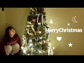 お家をクリスマスに変えた日🎄✨リボンツリー飾ったよ🎀