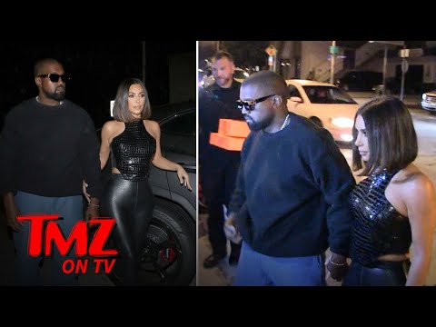 Kim & Kanye Hit The Town Looking Better Than Ever | TMZ TV