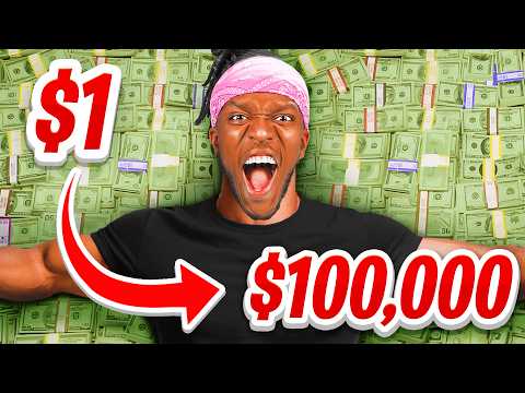 SIDEMEN TURN £1 INTO £100,000 IN 24 HOURS CHALLENGE