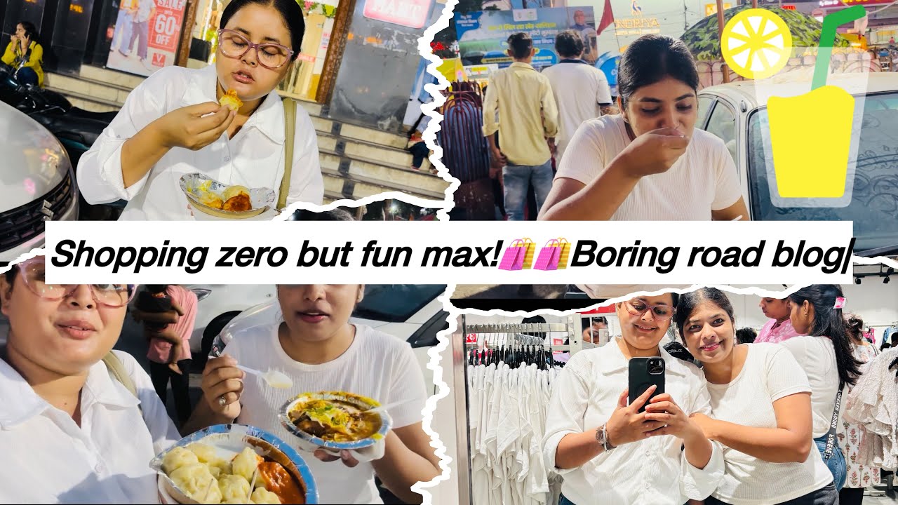 Shopping zero but fun max🛍️🛍️||Boaring road vlog patna||Bihar