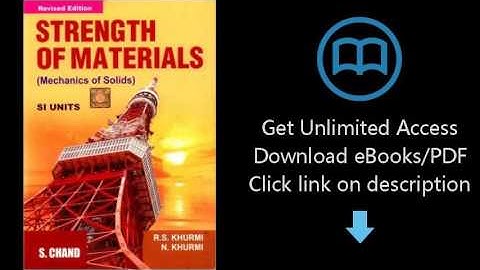 Download Strength of Materials: Mechanics of Soilds [P.D.F]