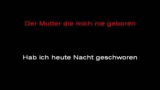 Rammstein - Mutter (instrumental with lyrics) chords