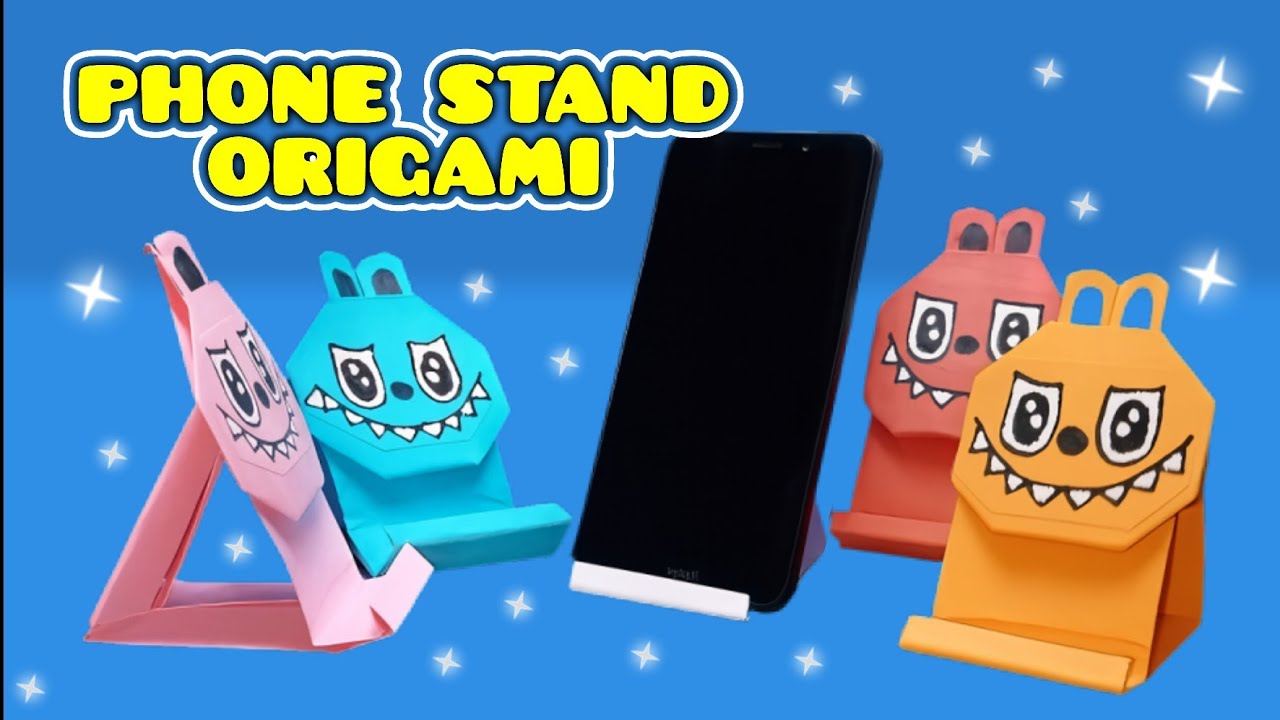 Origami | Easy mobile phone holder tutorial