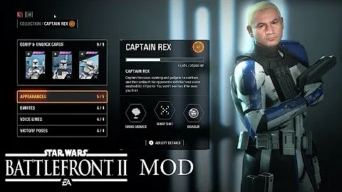 Captain Rex, Live-Action MOD | EA Battlefront II +...