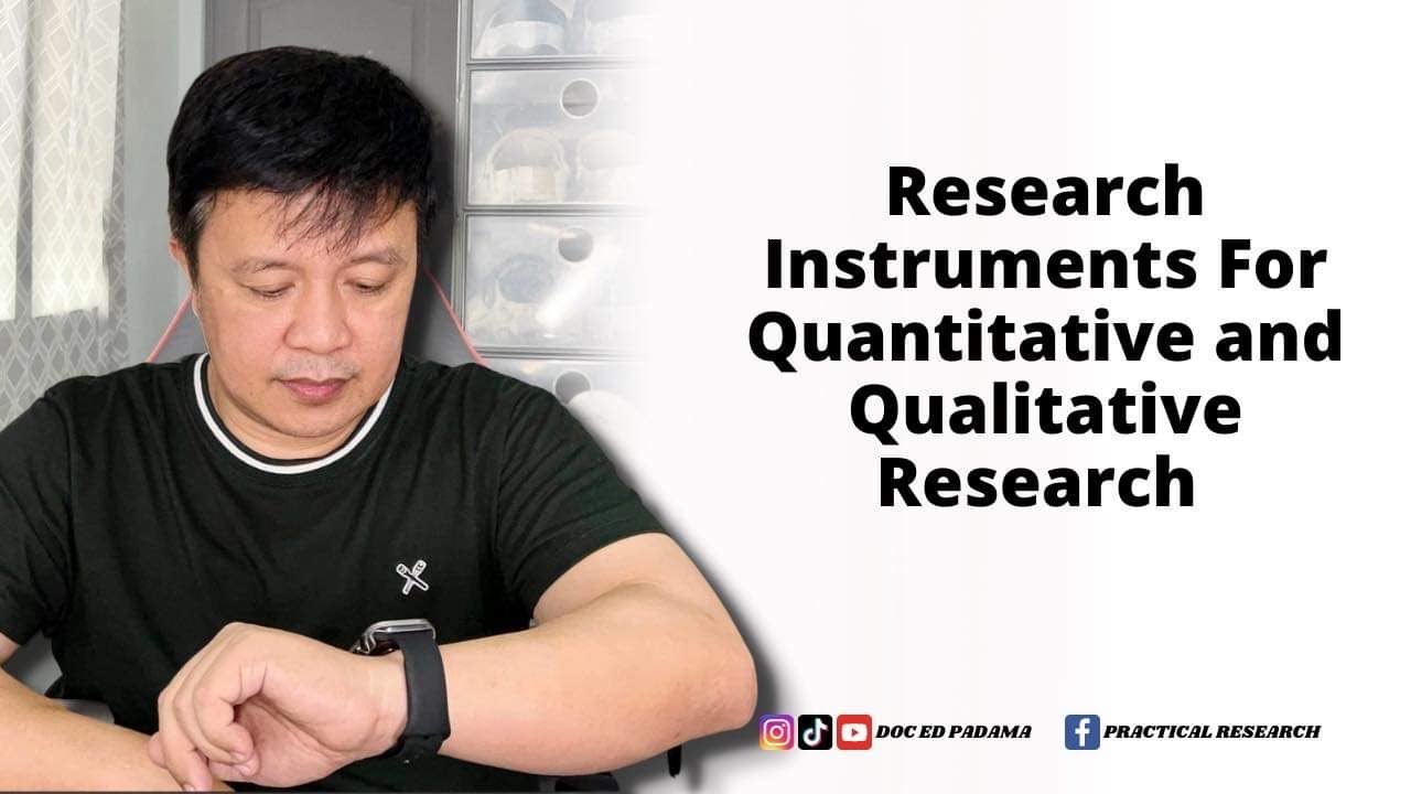 research instruments for qualitative