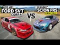 670hp Ford Cobra Mustang vs Ferrari-Swapped Scion Frankenstein! // THIS vs THAT