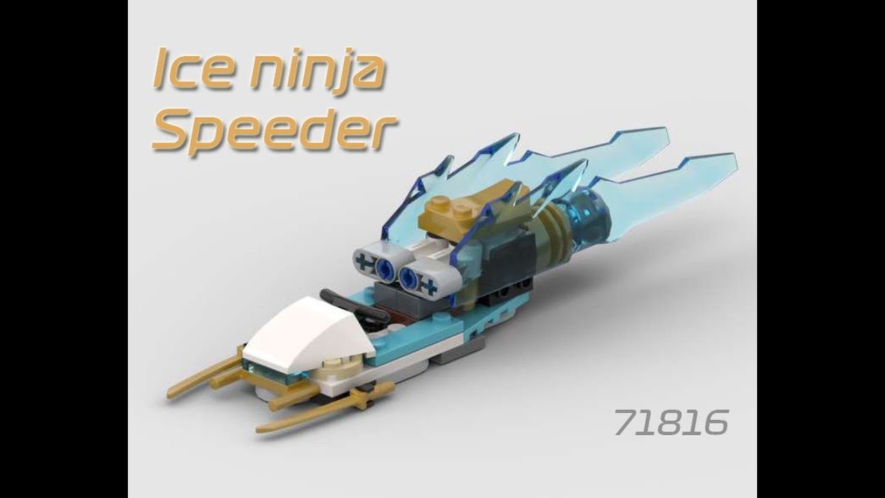 LEGO® 71816 Alternate Build - Zane's Ice Motorcycle - Ice Ninja Speeder