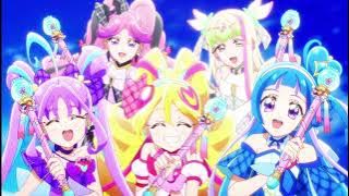 KimiToIdolPrecure Eyecatch #3 (Kirakirran Ribbon Baton Version/Quintet Ver.)