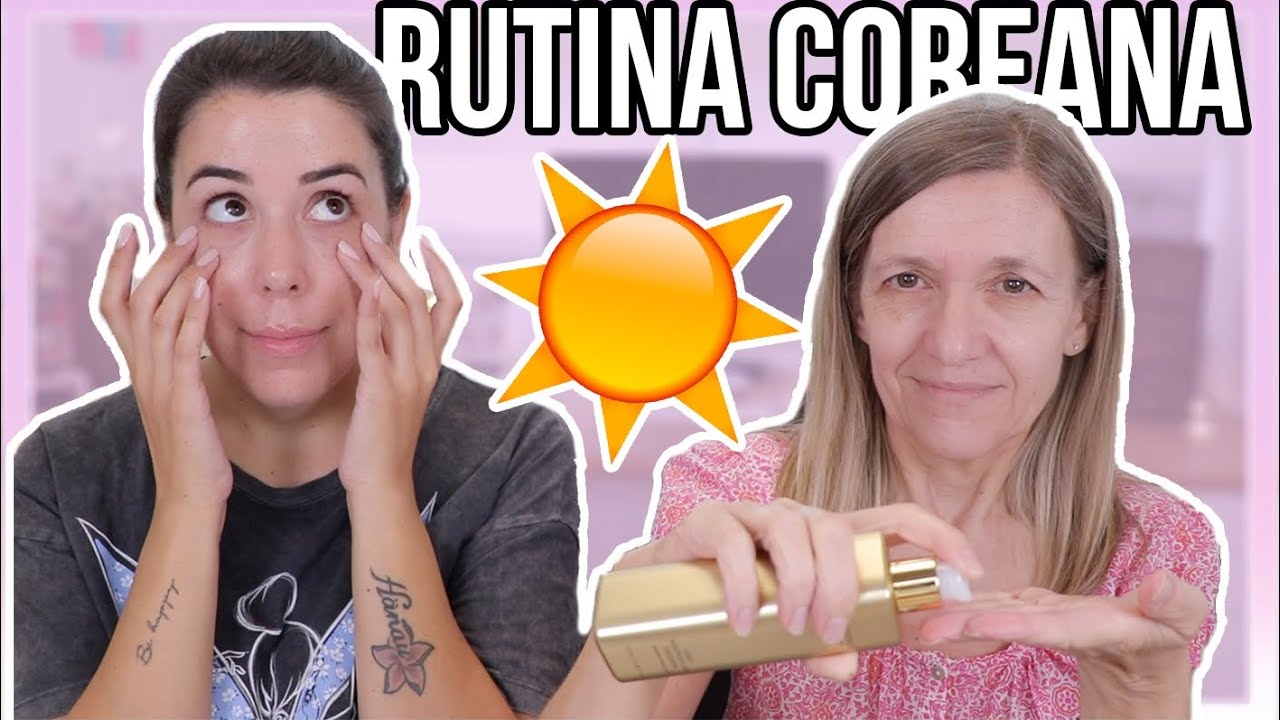RUTINA COREANA CON MI MADRE | PIEL MADURA