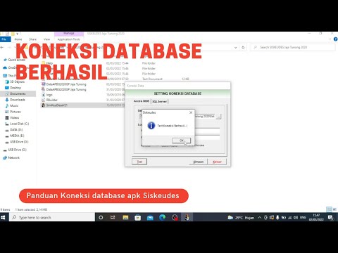 Cara Koneksi Database pada Aplikasi Siskeudes tahun 2022